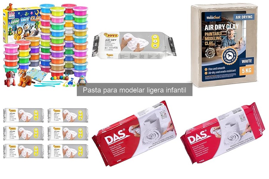 ¿Qué es la pasta para modelar ligera infantil? Características