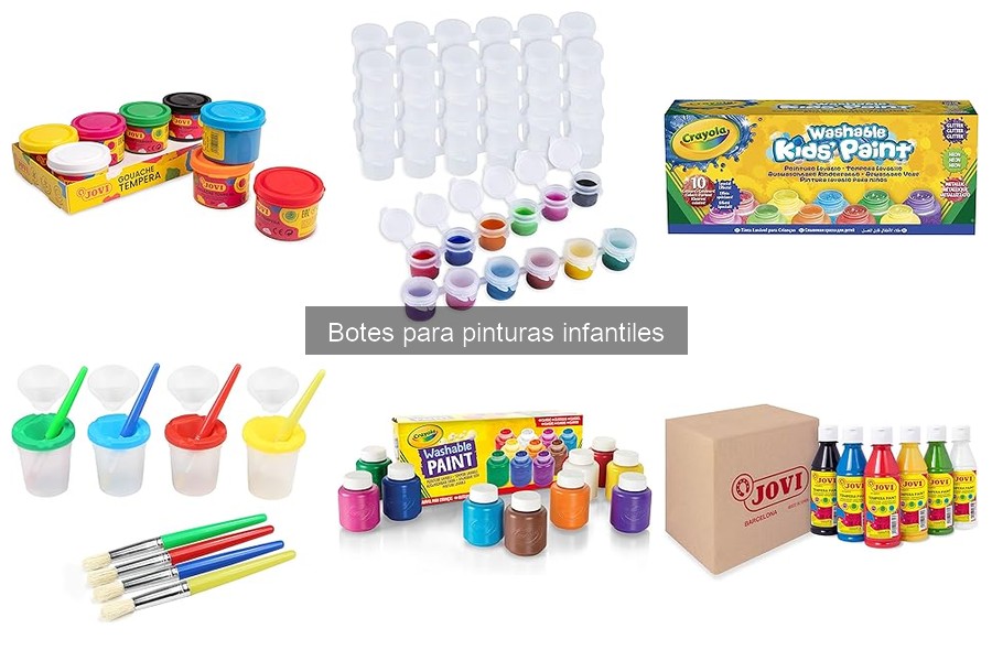 ¿Qué hacer si se daña un bote de pintura infantil?