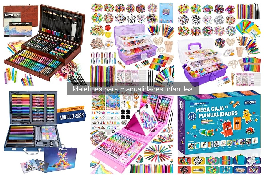 Qué incluir en un maletín de manualidades para niños