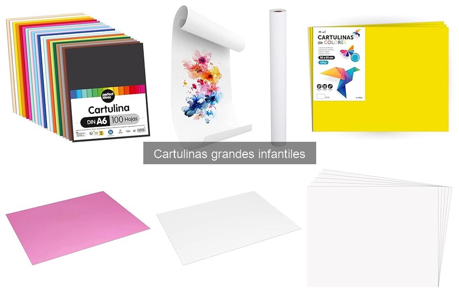¿Qué son las cartulinas grandes infantiles? Descúbrelo aquí