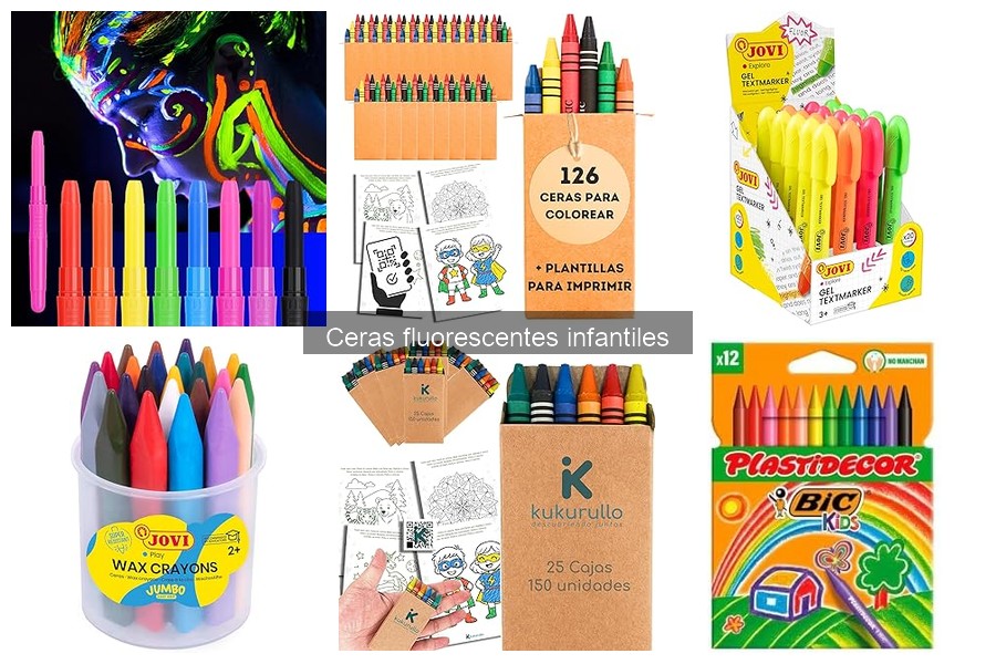 ¿Qué son las ceras fluorescentes infantiles? Guía completa