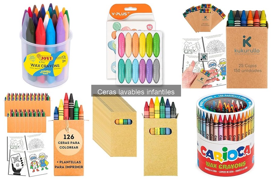 ¿Qué son las ceras lavables infantiles? Guía informativa