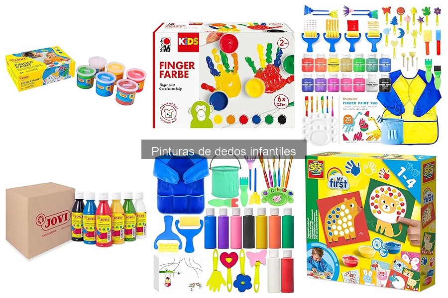 ¿Qué son las pinturas de dedos infantiles? Características y beneficios
