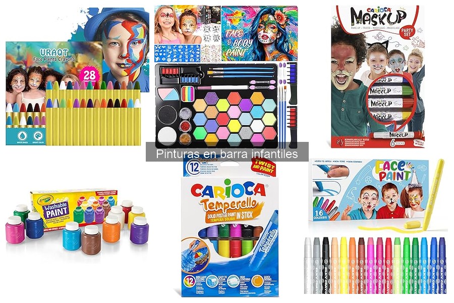 ¿Qué son las pinturas en barra infantiles? Guía completa
