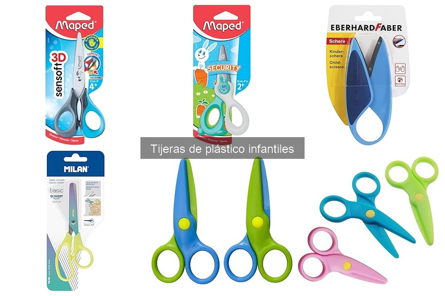 ¿Qué son las tijeras de plástico infantiles? Beneficios y características