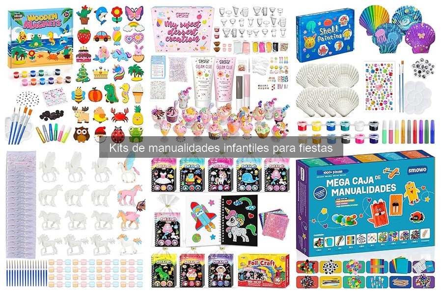 Qué son los kits de manualidades infantiles para fiestas