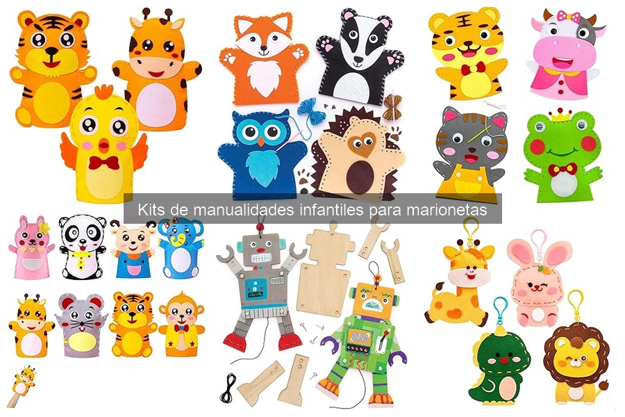 Qué son los kits de manualidades infantiles para marionetas