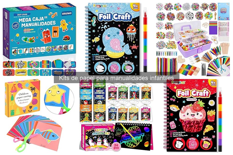 ¿Qué son los kits de papel para manualidades infantiles?