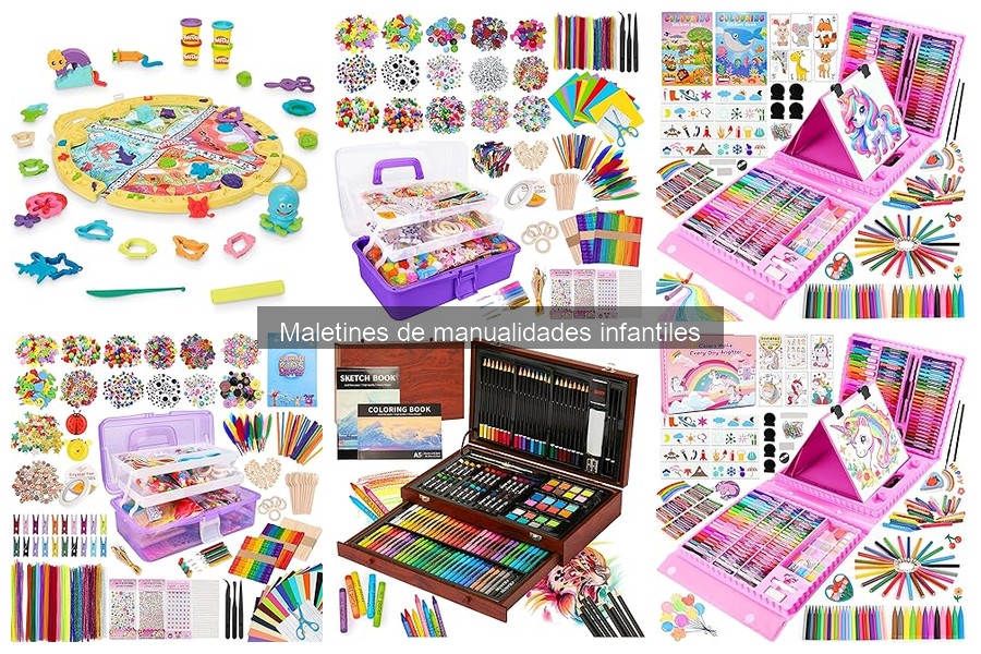 ¿Qué son los maletines de manualidades infantiles?