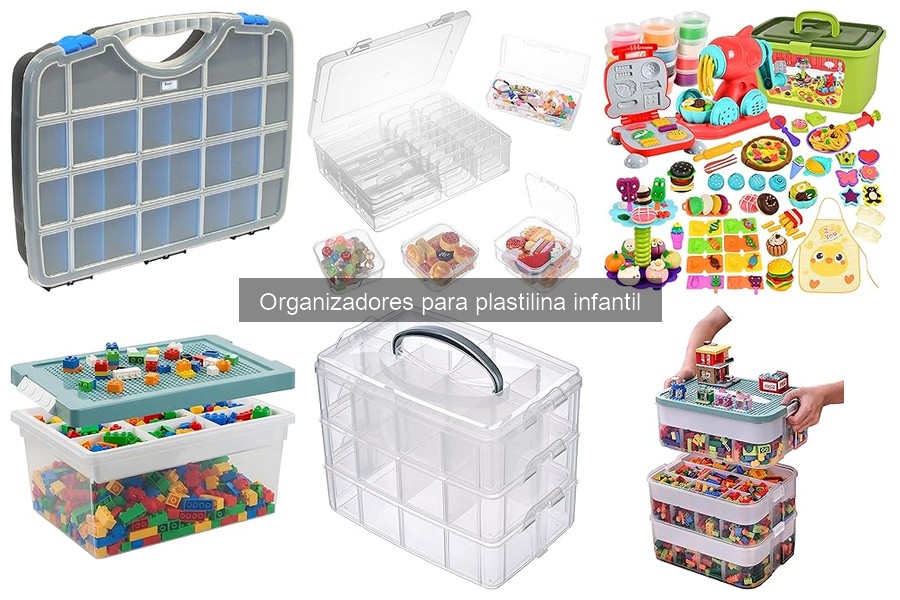 ¿Qué son los organizadores para plastilina infantil?
