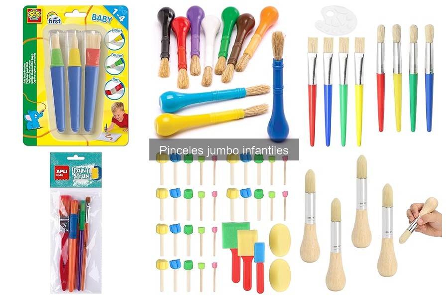¿Qué son los pinceles jumbo infantiles? Guía para manualidades