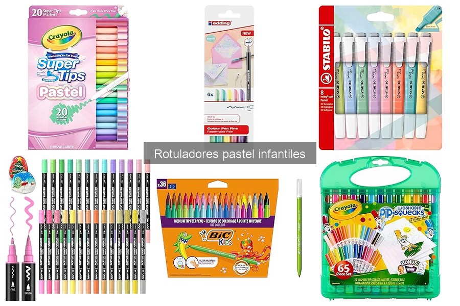 ¿Qué son los rotuladores pastel infantiles? Guía para padres