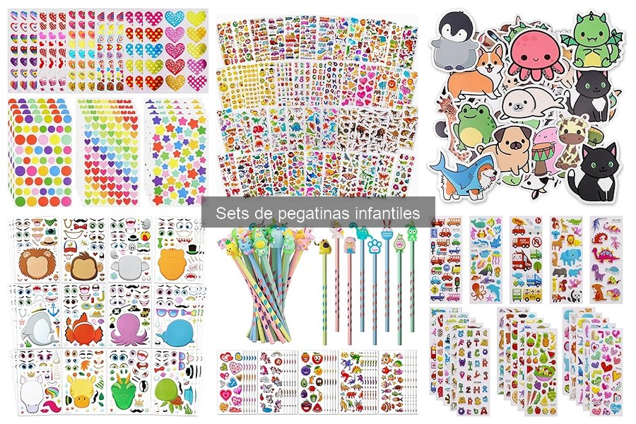¿Qué son los sets de pegatinas infantiles? Características y tipos