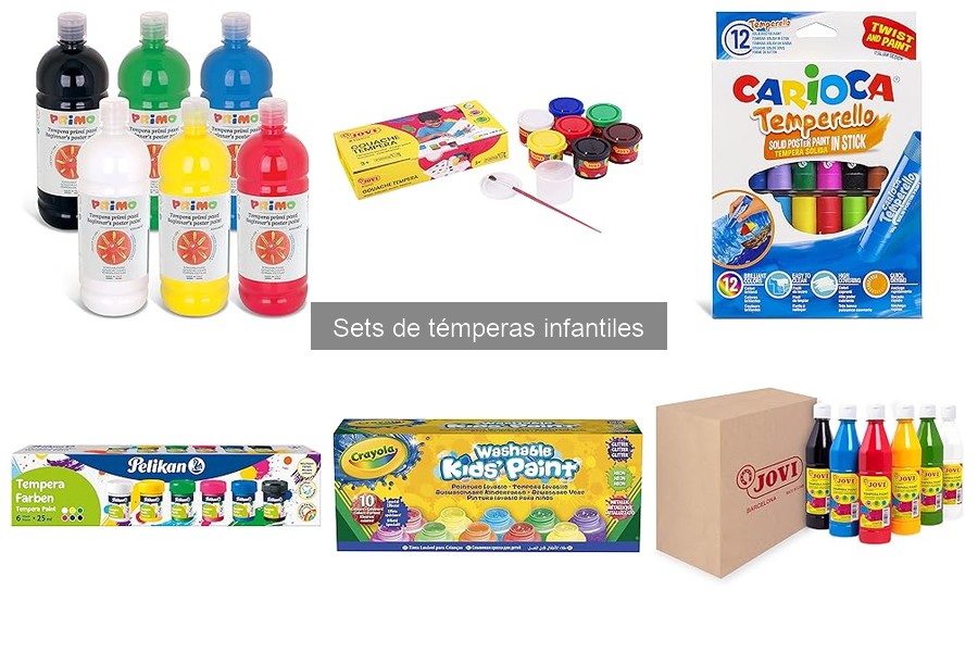 ¿Qué son los sets de témperas infantiles? Guía básica