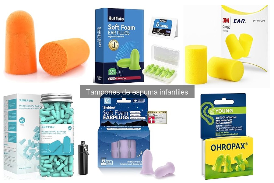 ¿Qué son los tampones de espuma infantiles? Características y usos