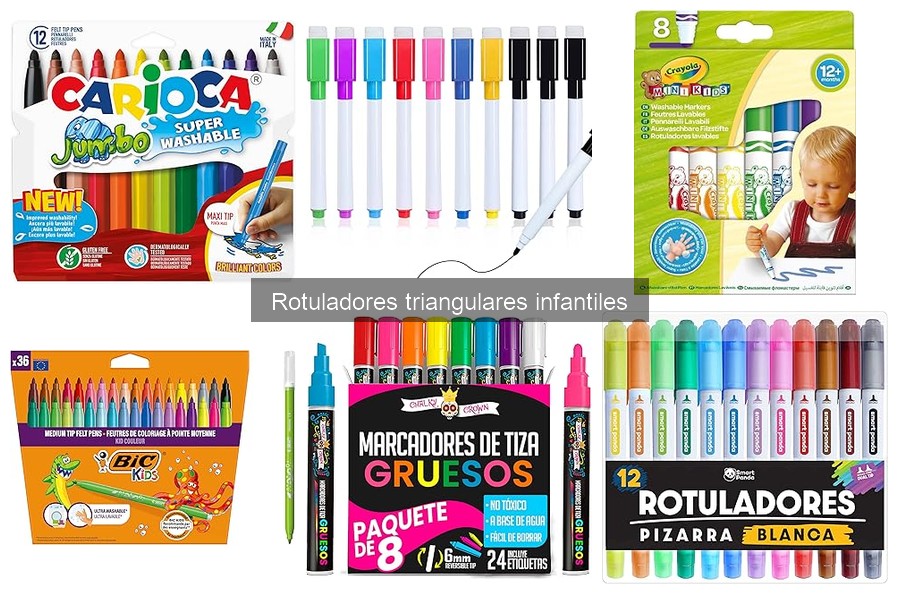 Reseñas de Rotuladores Triangulares Infantiles Más Populares