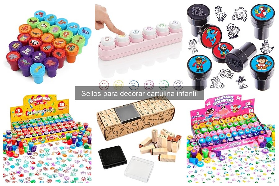 Sellos para Decorar Cartulina Infantil: ¿Qué Son y Cómo Usarlos?