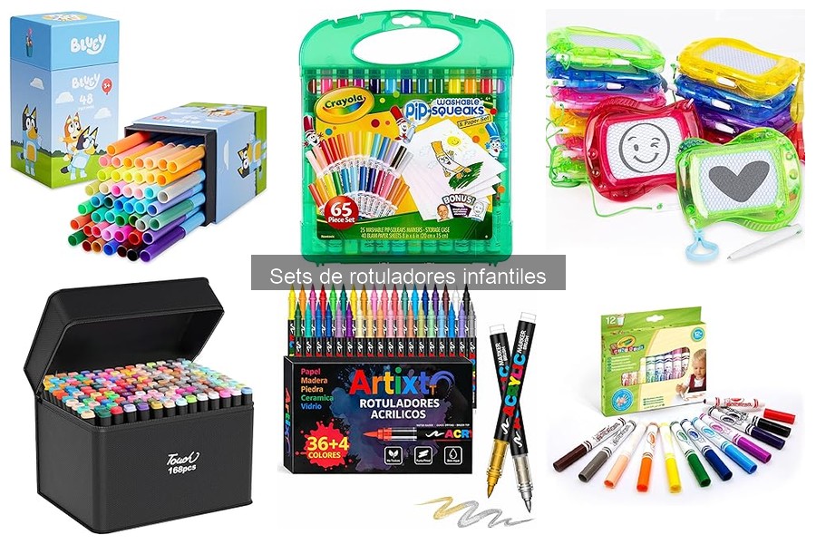 Sets de Rotuladores Infantiles: Características y Beneficios