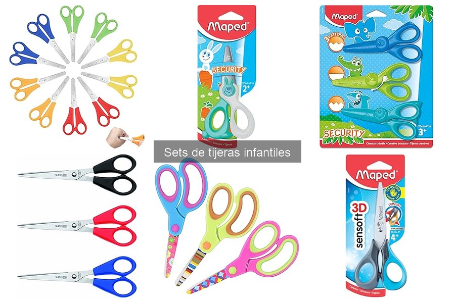 Sets de tijeras infantiles recomendadas por educadores