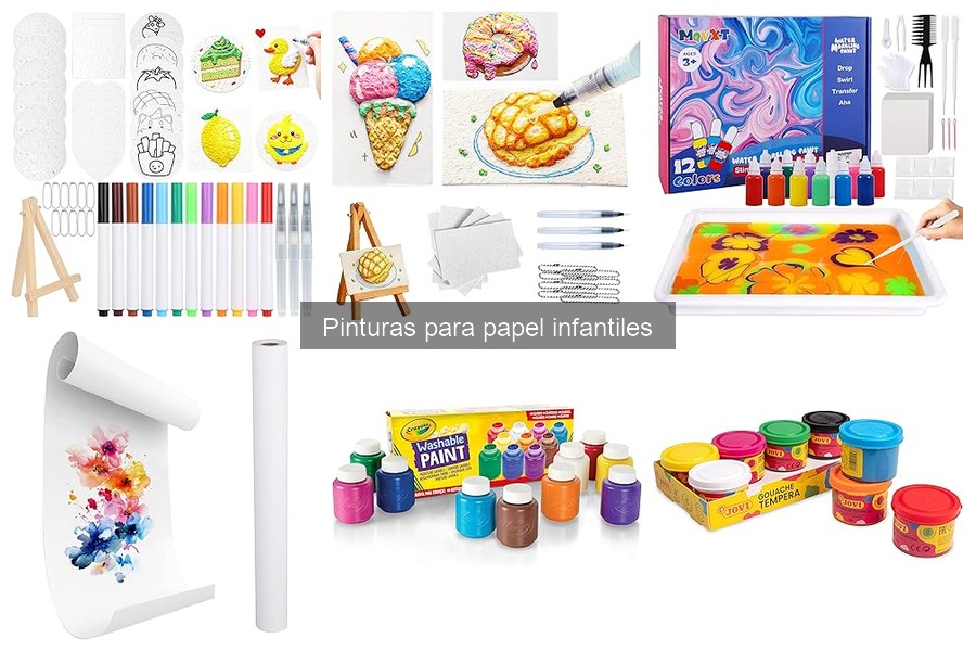 Soluciones si la pintura no se adhiere al papel infantil