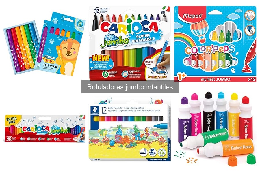 ¿Son seguros los rotuladores jumbo para niños? Guía completa