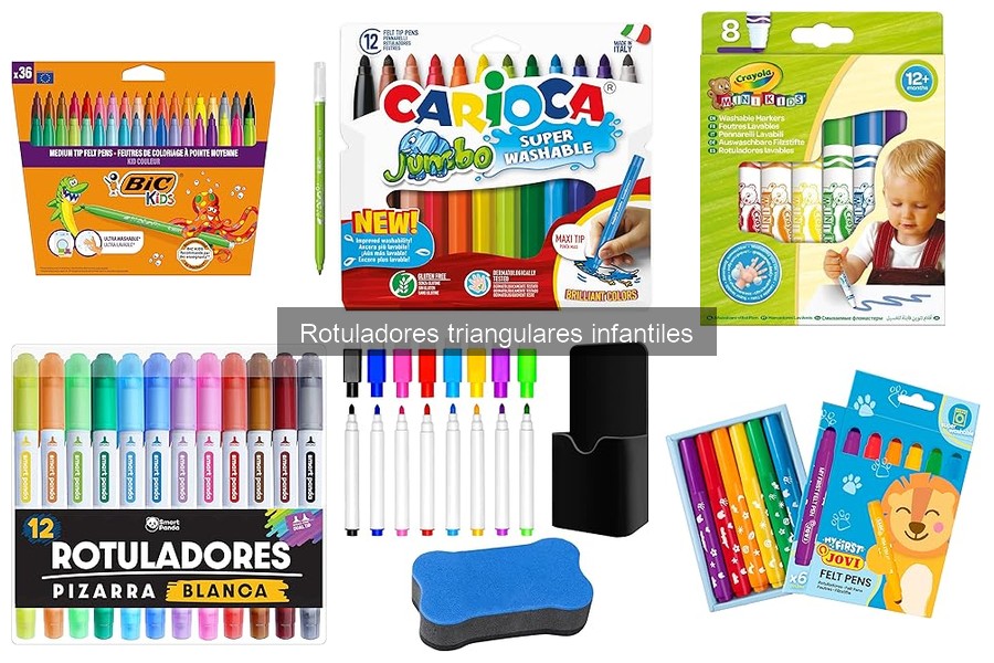 ¿Son seguros los rotuladores triangulares para niños?