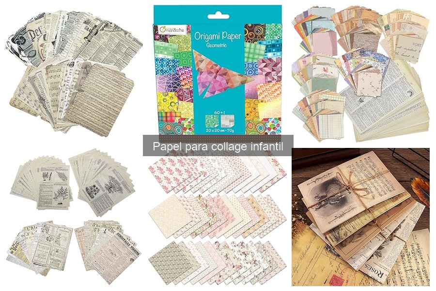 Técnicas para conservar collages infantiles con papel