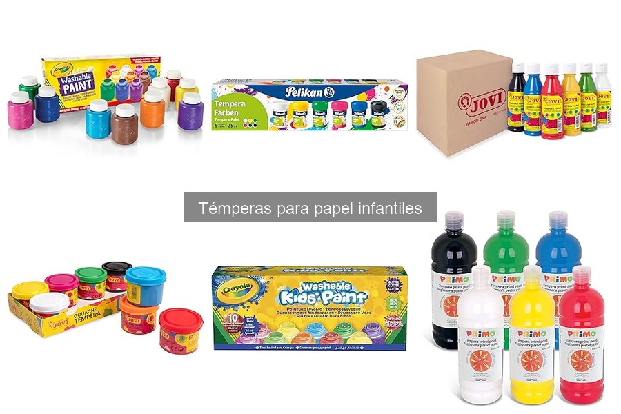 Témperas ecológicas para niños: opciones y ventajas