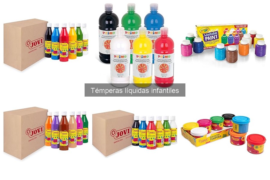 Témperas líquidas no tóxicas para niños: Seguridad y calidad
