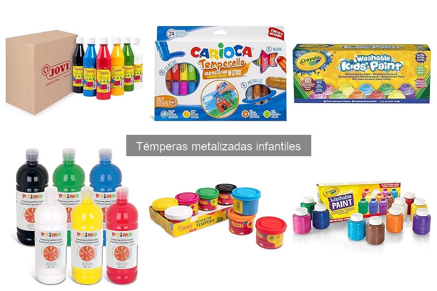 Témperas metalizadas infantiles: ¿Son seguras para niños?