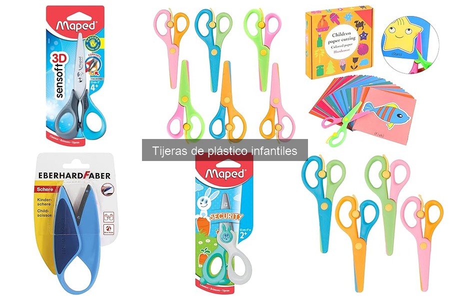 Tijeras de plástico infantiles: Mejores precios y dónde comprar