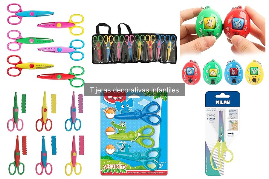 Tijeras decorativas infantiles: Dónde comprarlas baratas