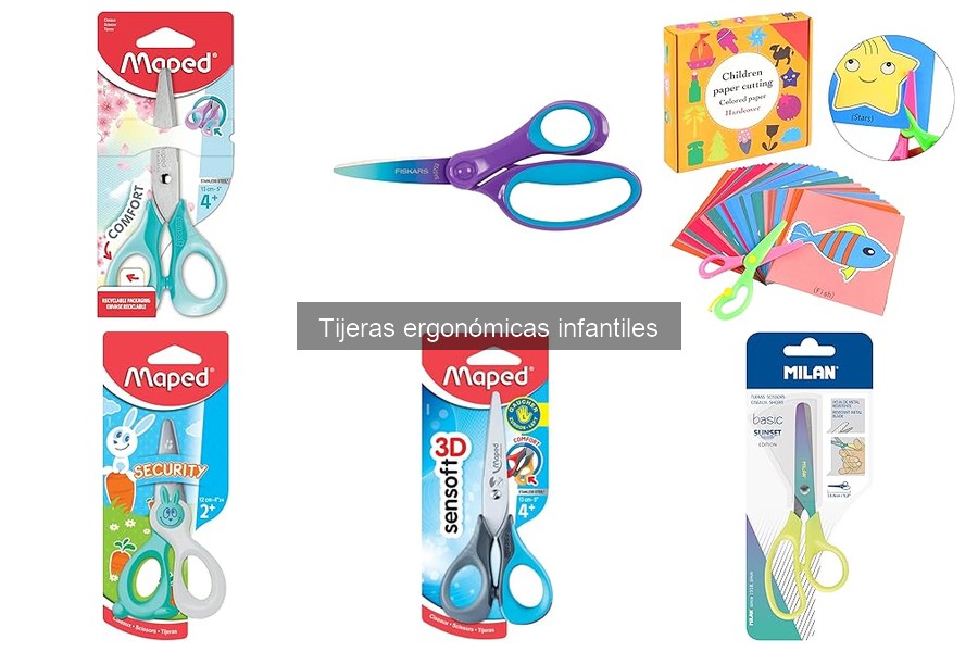 Tijeras ergonómicas para niños con necesidades especiales