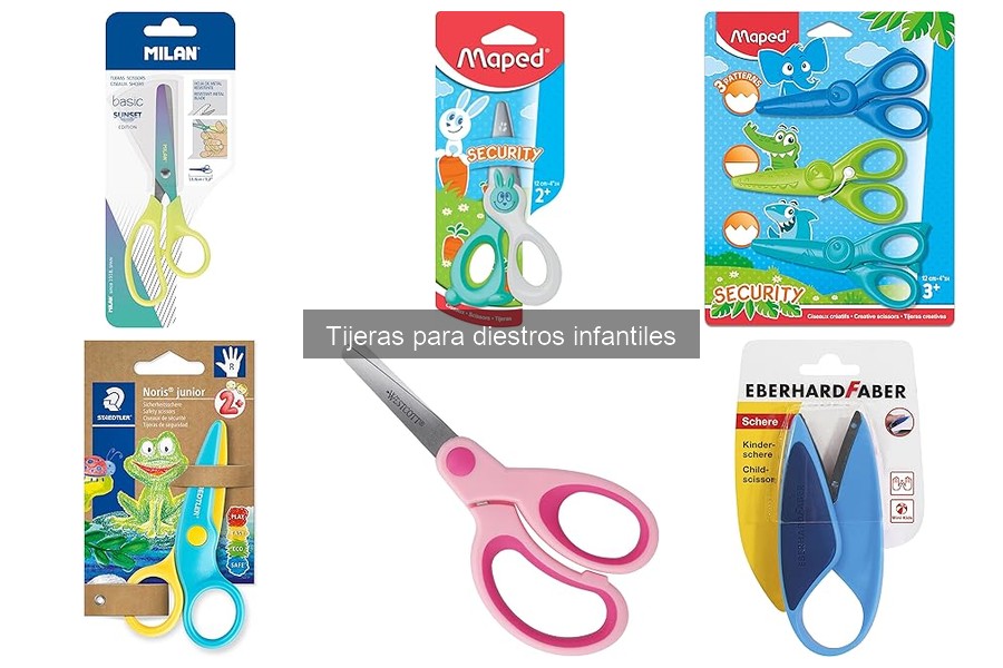 Tijeras para diestros infantiles: características y ventajas