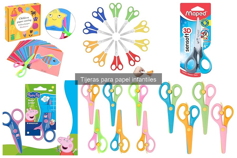 Tijeras para papel infantiles: ¿Son seguras para niños?