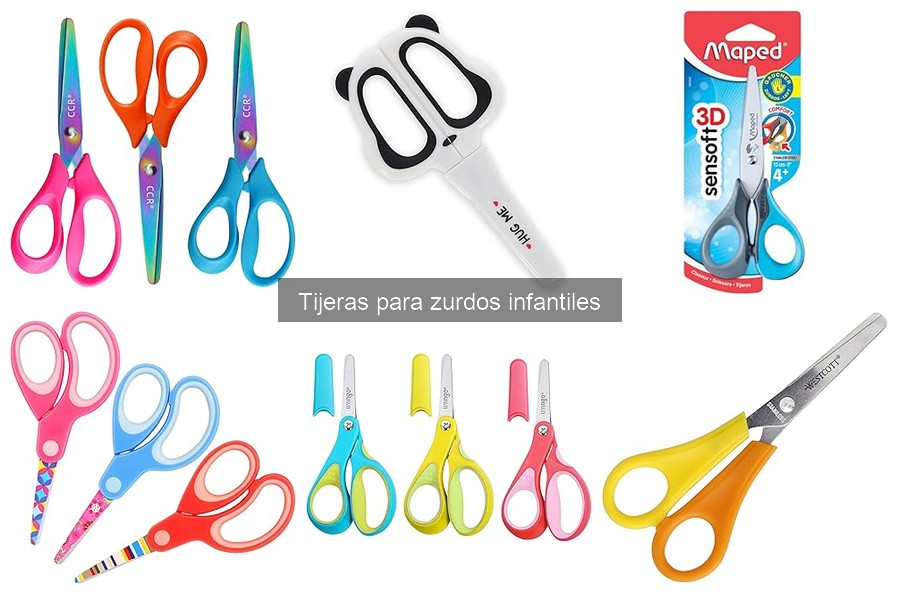 Tijeras para zurdos infantiles: características y beneficios