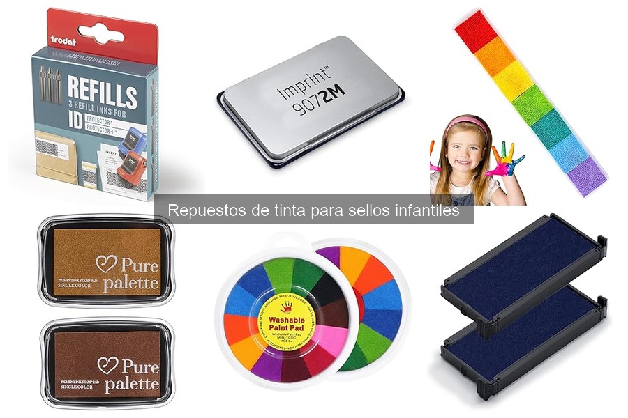 Tinta recargable para sellos infantiles: ventajas y opciones
