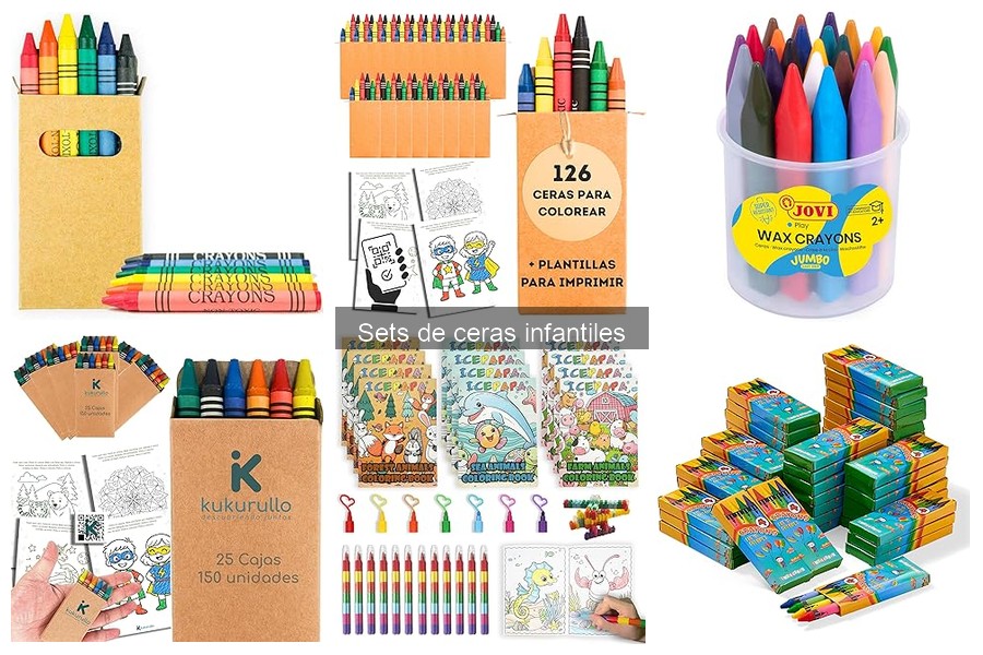 Tipos de ceras infantiles para manualidades divertidas