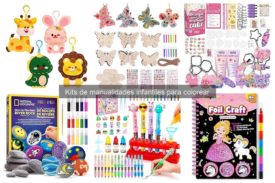 Tipos de kits de manualidades infantiles para colorear