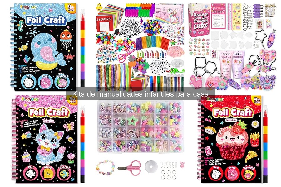 Tipos de kits de manualidades infantiles que puedes encontrar