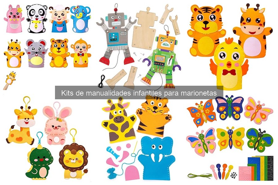 Tipos de Kits de Manualidades para Marionetas Infantiles