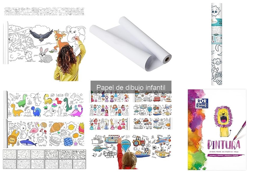 Tipos de Papel de Dibujo Infantil: Características y Usos