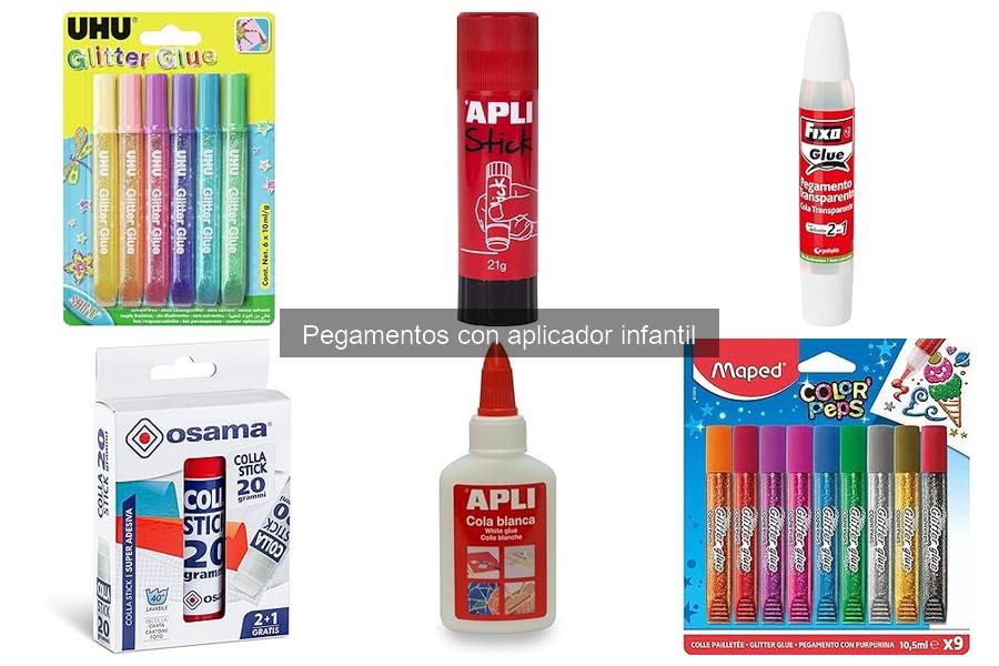 Tipos de pegamentos con aplicador infantil para manualidades