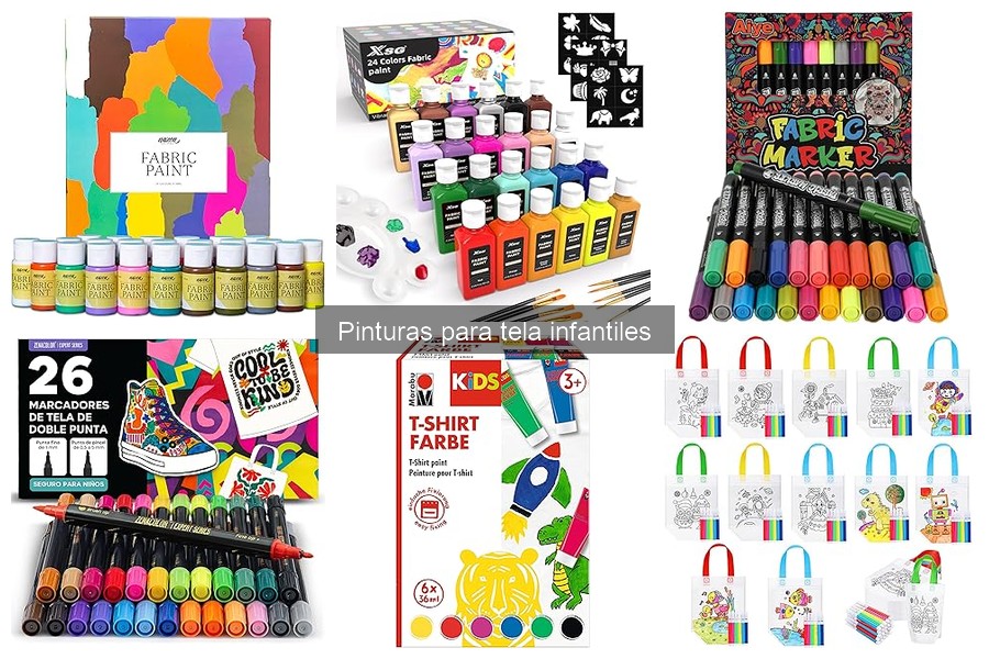Tipos de pinturas para tela infantiles: guías y recomendaciones