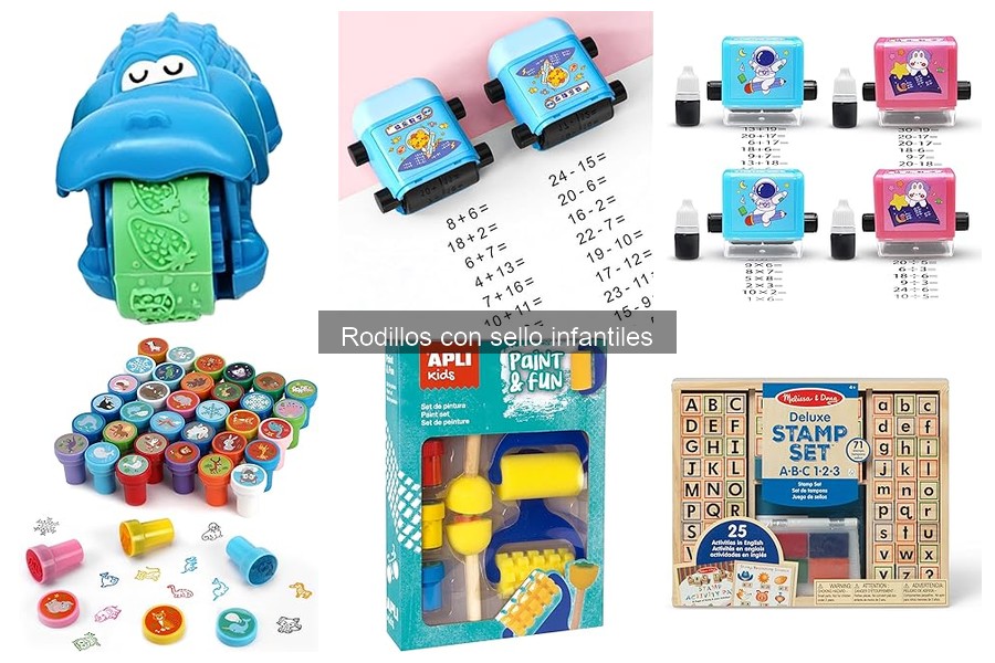 Tipos de rodillos con sello infantiles: ¡creatividad al máximo!
