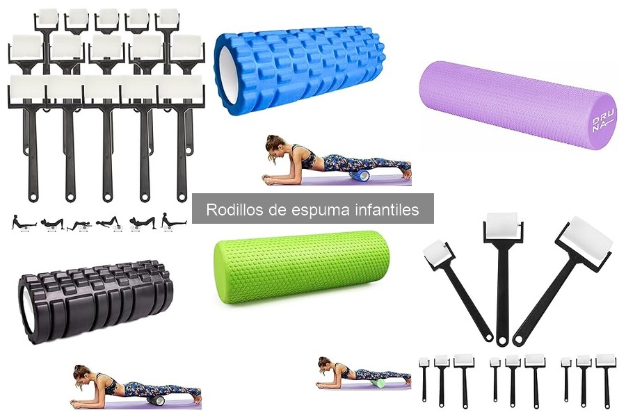 Tipos de rodillos de espuma para manualidades infantiles