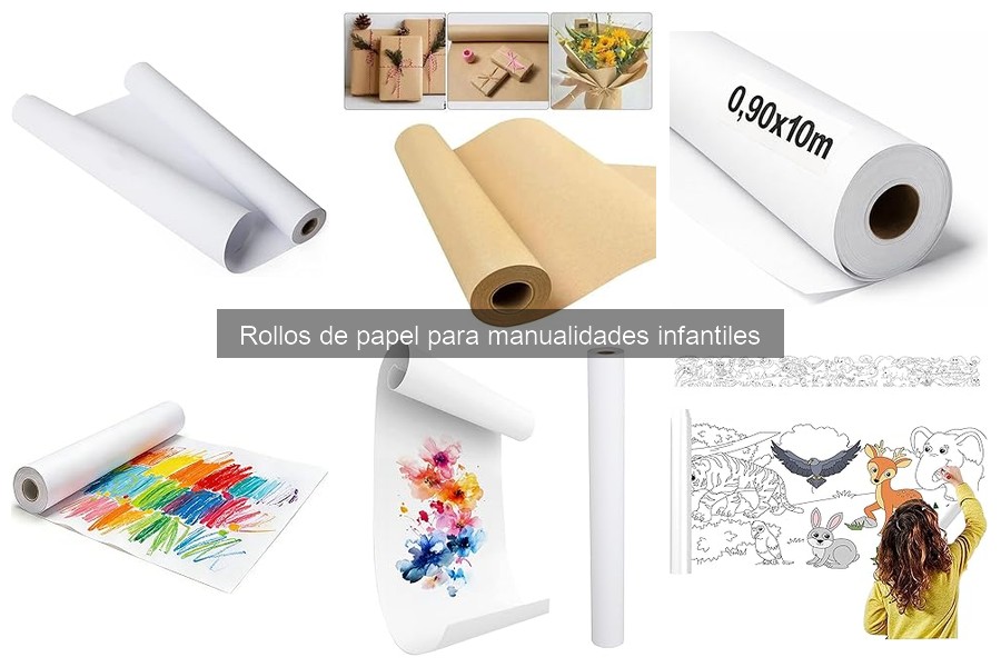 Tipos de Rollos de Papel para Manualidades Infantiles
