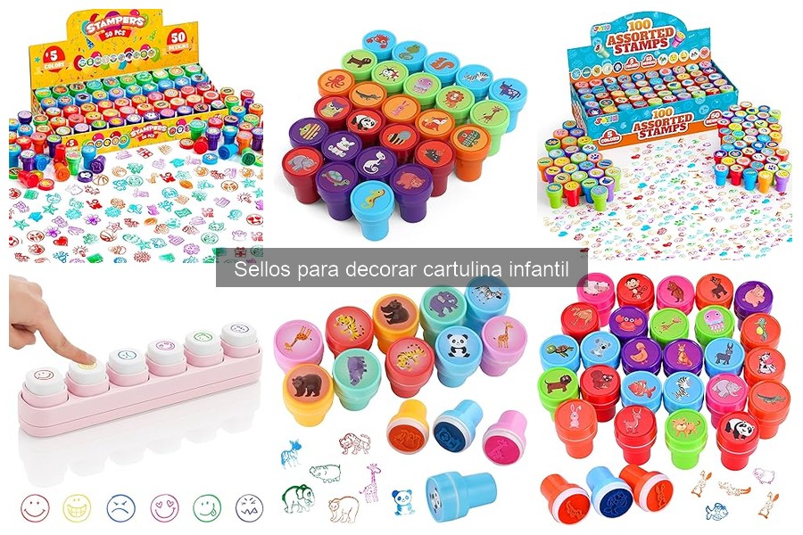 Tipos de Sellos para Decorar Cartulina Infantil: Guía Esencial