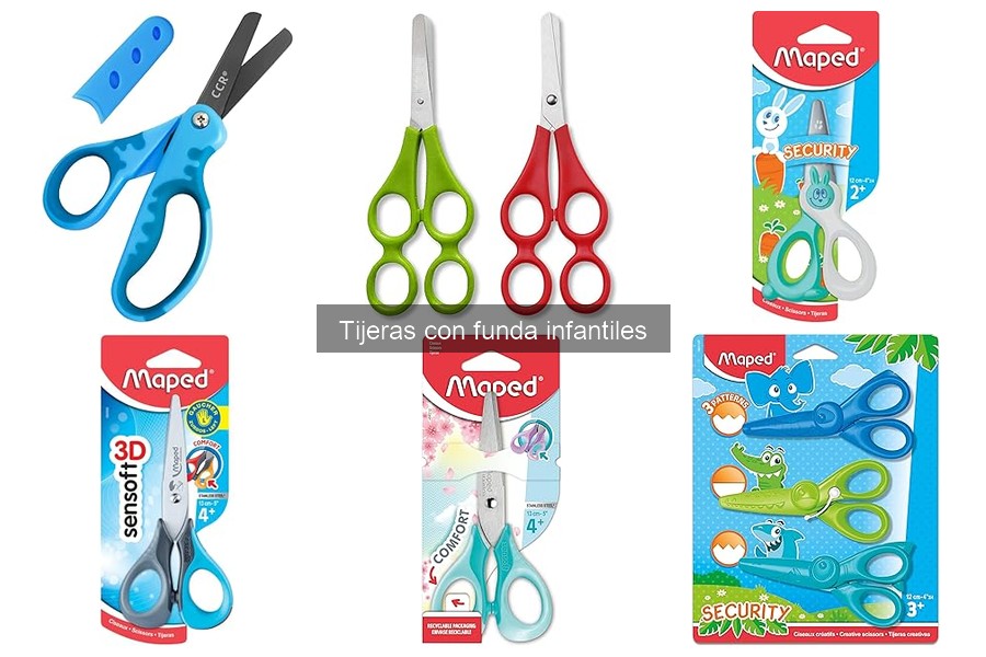 Tipos de tijeras con funda para niños: guía completa