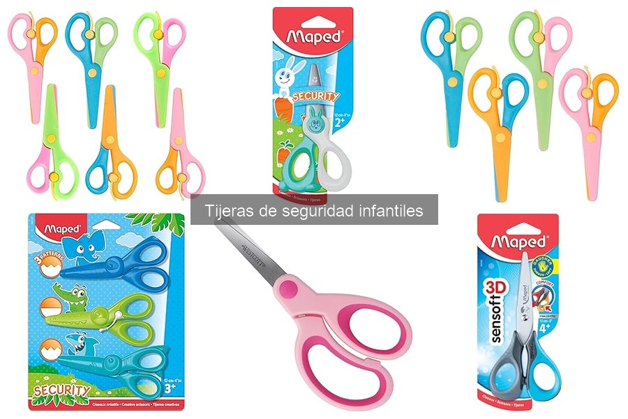 Tipos de Tijeras de Seguridad Infantiles para Manualidades